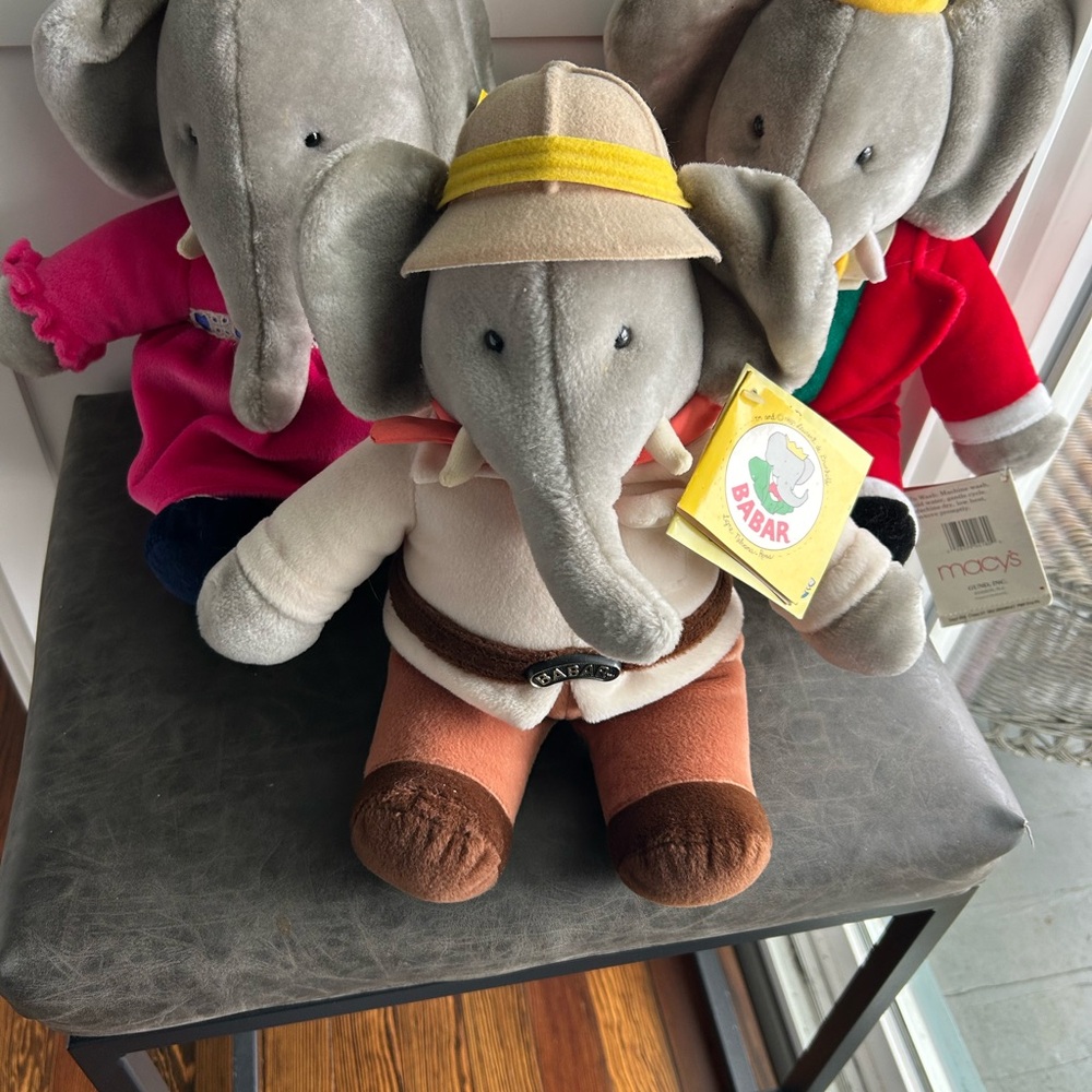Babar the Elephant Plush Toy